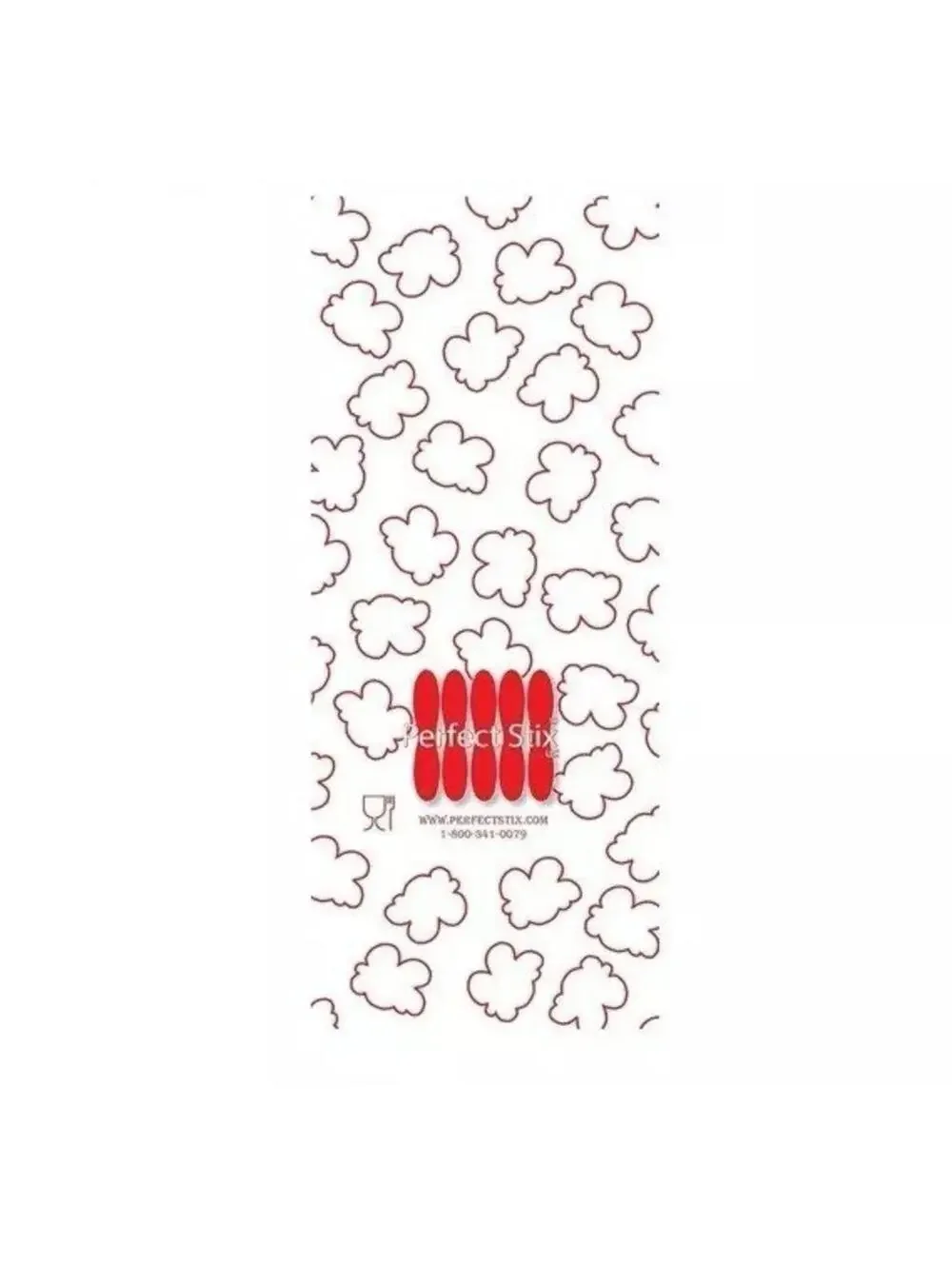 1oz Paper Popcorn Bags Cute Home Movie Theatre Snack Goodie Bags Red White 125pc